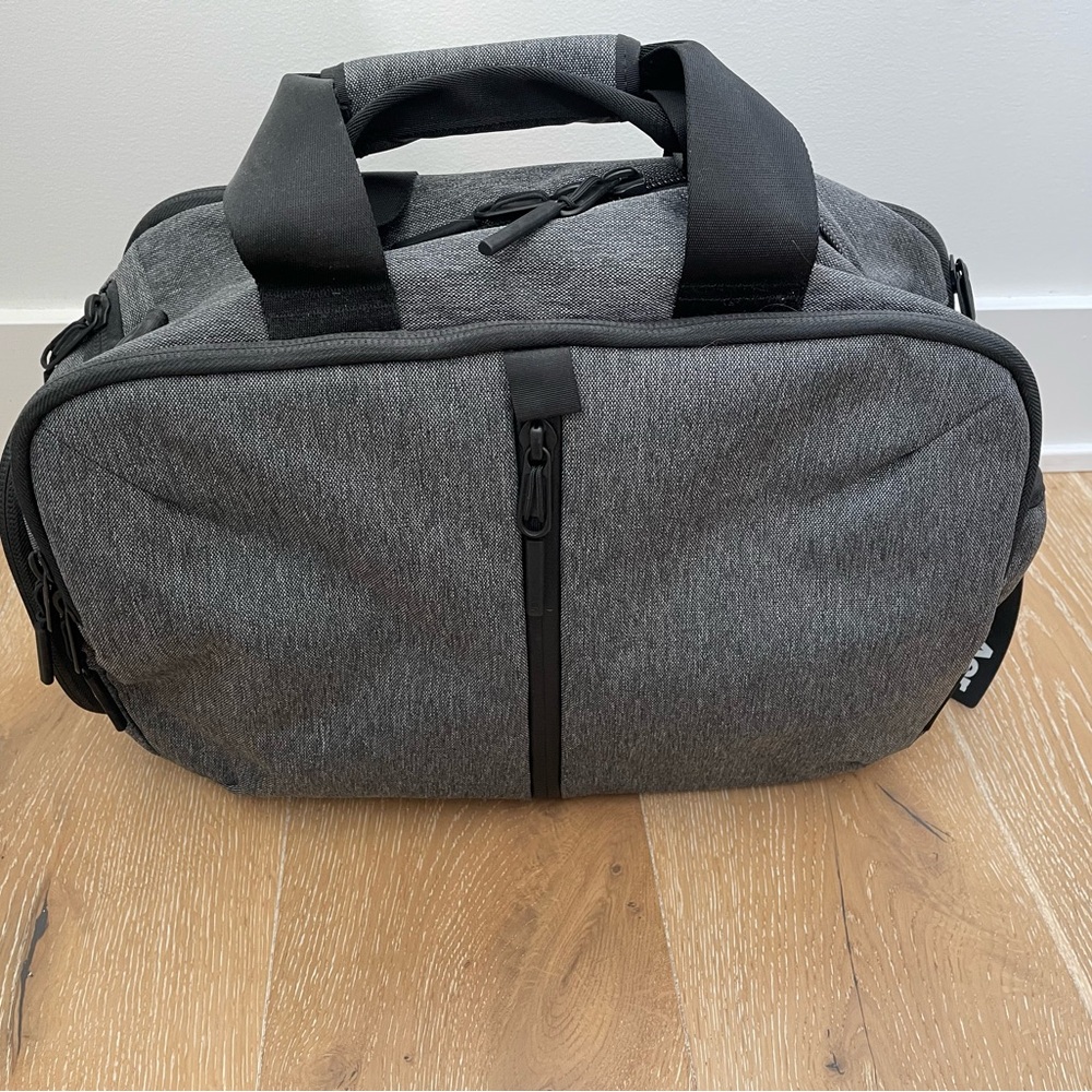 Sleek Black Duffel Bag for Men